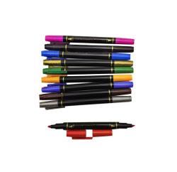 Набор из 20 двусторонних маркеров для ткани с несмываемой краской, текстильный маркер (арт. 21102085)