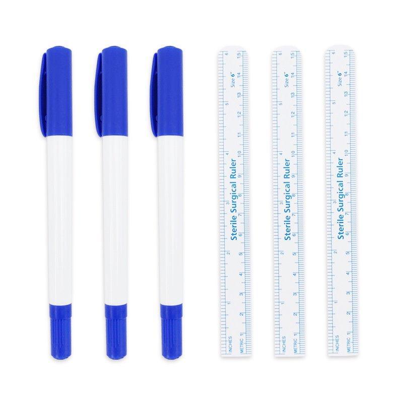 Стерильный хирургический маркер для микроблейдинга бровей, двойной логотип (арт. 21081944)