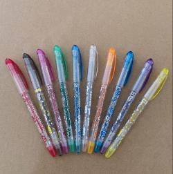 Гелевая ручка для нанесения блестящих татуировок с трафаретом (арт. 21082045)