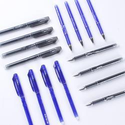 Стираемая при нагревании шариковая ручка с черными чернилами и резиновым наконечником (арт. 21082051)