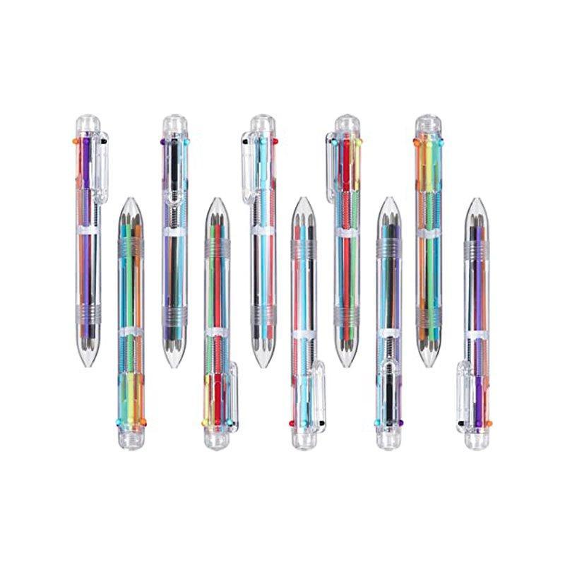 Многоцветная шариковая ручка 6 в 1 с логотипом, оптовая продажа с фабрики (арт. 21082069)
