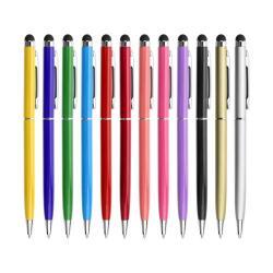 Рекламная шариковая ручка-стилус 2 в 1 с логотипом, пластиковый корпус, сенсорный экран (арт. 21082101)