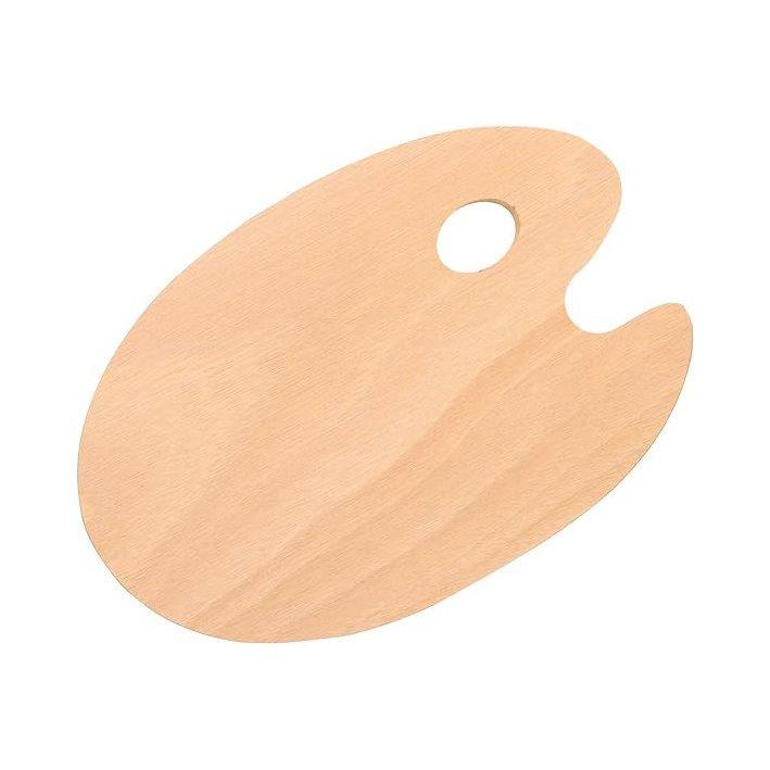 Набор кистей и деревянная палитра для рисования с щетинными кистями, стартовый набор (арт. 21082380)