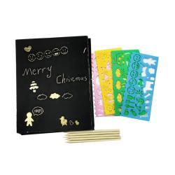 Скретч-листы из радужной бумаги Magic Paper Black, подарок для детей (арт. 21082447)