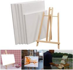 Белый холст из 100% хлопка, загрунтованный для акриловых и масляных красок (арт. 21082468)