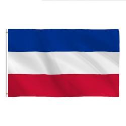 Российский флаг 90x150 см с цифровой печатью и шелкографией (арт. 21102703)