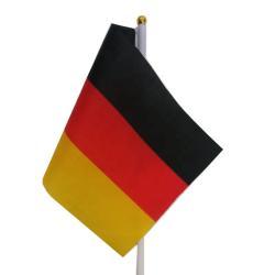 Маленький немецкий флаг 14x21 см из полиэстера, в наличии NX (арт. 21102844)
