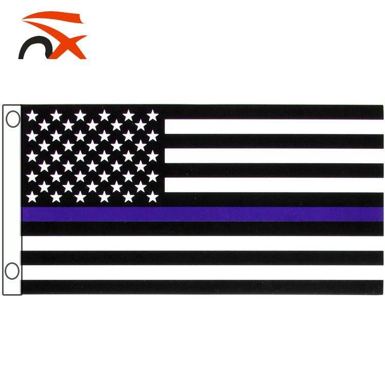 Американский флаг 3x5 футов из полиэстера, фиолетовый для улицы (арт. 21102862)