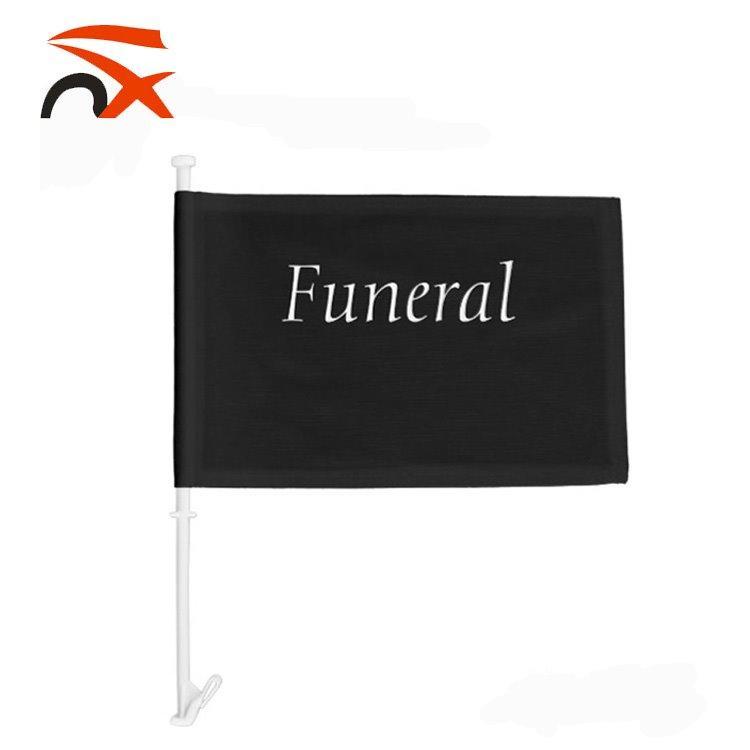 Похоронный флаг для катафалка и автомобильных зеркал, на заказ (арт. 21102866)
