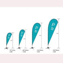 Треугольный флаг NUOXIN для уличной рекламы и пляжа (арт. 21102945)