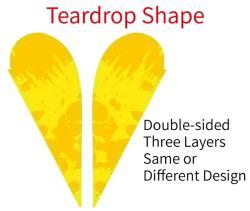 Набор рекламных флагов-перев для наружной рекламы, оптом (арт. 21102946)