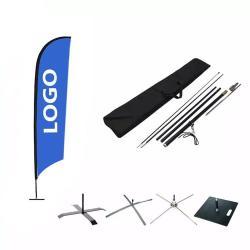Ветроустойчивый флаг-перо для пляжа, рекламные баннеры, горячие продажи (арт. 21102956)