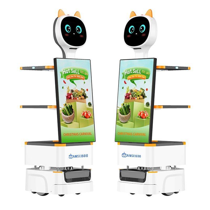 Робот на Android для рекламы и доставки в супермаркетах (арт. 29101708)