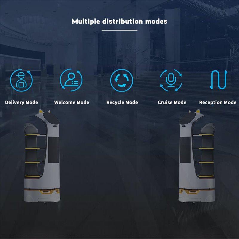 Робот для доставки еды и обслуживания в ресторанах и кафе (арт. 29101716)