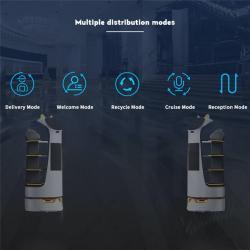 Коммерческий робот для доставки с 4 подносами, грузоподъемность 60 кг (арт. 29101835)