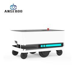 Шасси для мобильного робота с автономной зарядкой и резиновыми колесами 4WD (арт. 29101948)