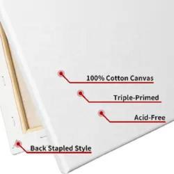 Холст 20*30см на сосновой раме, для художественного рисования (арт. 04111536)