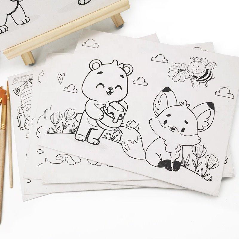 Набор для рисования для детей, 26 предметов, мдф-рамка и мольберт из сосны (арт. 04111546)