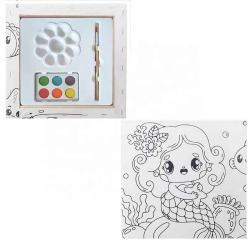 Детский набор для рисования с мультяшными рисунками, холст с логотипом (арт. 04111551)