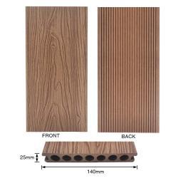 Доски Tercel WPC с деревянной текстурой, полые, для сада и террасы (арт. 04111771)