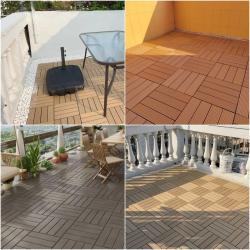 Дешёвая террасная плитка Tercel, композитная, 30*30 см, для сада и террасы (арт. 04111823)