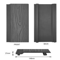 Популярная панель WPC для забора с рифлением, опт, для террасы (арт. 04111889)