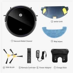 Робот-пылесос для пола с гироскопом, функция подметания и мойки (арт. 04111223)