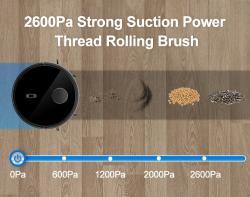 Робот-пылесос для пола с лазерной навигацией, функция подметания и мойки (арт. 04111242)