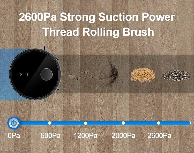 Робот-пылесос с автоматической базой для самоочистки и мощным всасыванием (арт. 04111305)