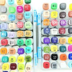 Набор маркеров для рисования на спиртовой основе, 24-168 цветов для океанского пейзажа (арт. 2711754)