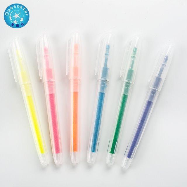 Маркеры-флуоресцентные для офиса и школы, набор ярких маркеров Queenstar (арт. 2711789)