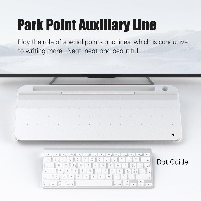 Доска для заметок с защитным стеклом для настольных заметок, маленькая белая доска (арт. 2811431)