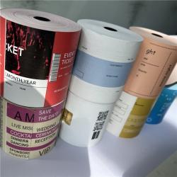 Рулоны термобилетов для входа на мероприятия, купонов и скидок (арт. 2611454)