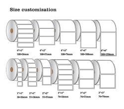 Водонепроницаемые термоэтикетки A6 100x150 мм для логистики и доставки (арт. 2611548)