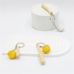 Деревянный бейсбольный брелок, сувенир для рождественских акций и подарков (арт. 2611603)