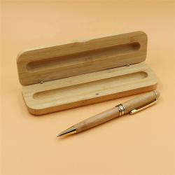 Бамбуковая ручка с логотипом, экологичный дизайн, шариковая ручка (арт. 2611616)