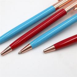 Тонкая металлическая ручка с поворотным механизмом, для отелей, с логотипом (арт. 2611691)