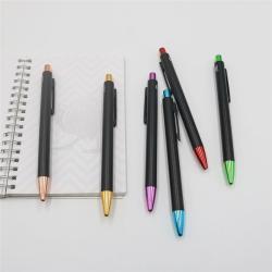 Шариковая ручка с матовым покрытием, на заказ, из металла (арт. 2611700)