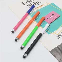 Роллер-ручка премиум-класса с цветным корпусом, стилусом и логотипом (арт. 2611703)