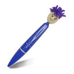 Пластиковая шариковая ручка с фигуркой на конце, для рекламных акций (арт. 2611711)