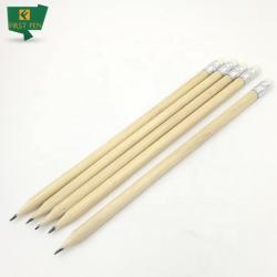 Натуральный деревянный карандаш с ластиком, стандартный размер 7 дюймов (арт. 2611763)