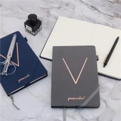 Подарочный набор: офисный дневник с логотипом и ручкой, премиальный стиль (арт. 2611771)