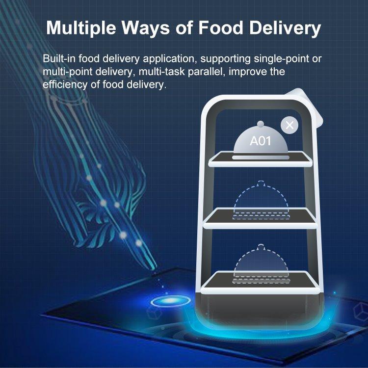 Электрический робот-официант с функцией подачи еды в рестораны (арт. 2811527)