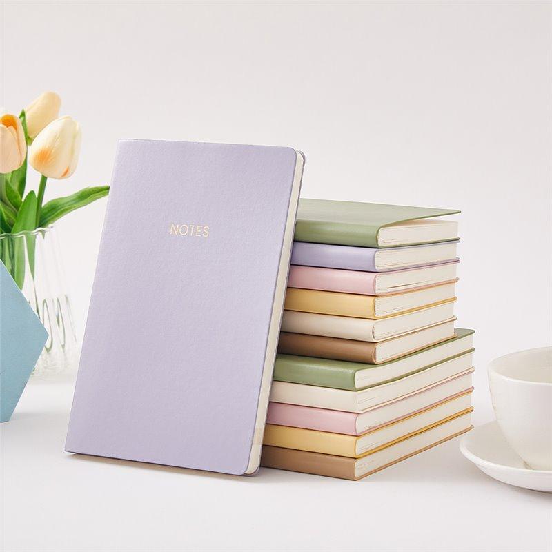 Портативный блокнот с логотипом для офиса и школы, обложка из искусственной кожи Morandi, формат A6 (арт. 612752)