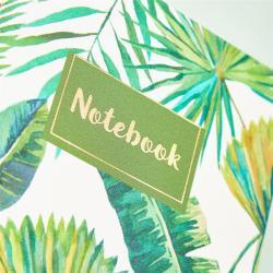 Блокнот с цветной печатью, золотым тиснением на обложке, спиральный, 80 страниц, на заказ (арт. 612756)