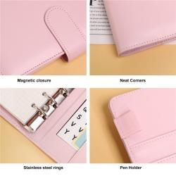 Бесплатные образцы, офисный блокнот с переплетом из искусственной кожи, планировщик на кольцах (арт. 612764)