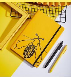 Милый стильный блокнот для студентов с цветной обложкой, блокнот с эластичной резинкой, формат A5 (арт. 612769)