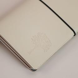 Многоразовый канцелярский блокнот A5 с твердым переплетом из искусственной кожи, 60 страниц, с швейным переплетом (арт. 612780)