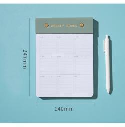 Блокнот с необычным дизайном для записей и планирования с отрывными листами (арт. 612788)