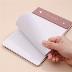 Модный кожаный блокнот с ежедневным и еженедельным планом, записная книжка для студентов (арт. 612791)